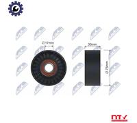 Fits NTY RNK-HY-515 PULLEY IDLER V-BELT