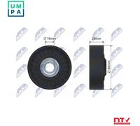 DEFLECTION PULLEYGUIDE PULLEY VBELT RNK-ME-021 FOR MERCEDES-BENZ SPRINTER/3-t