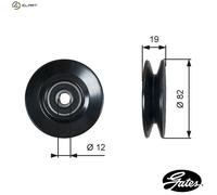GATES T36606 Deflection / Guide Pulley, v-belt