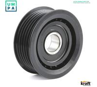 KRAFT 1225017 Deflection / guide pulley, V-ribbed belt