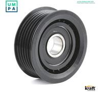KRAFT 1225345 Deflection / guide pulley, V-ribbed belt