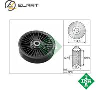 INA ABDS Deflection Pulley - 532010810