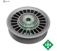 Aux Belt Idler Pulley fits VW PASSAT 3B3, 3B6 2.0D 03 to 05 Guide Deflection INA