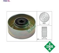 INA 532 0214 10 Deflection / Guide Pulley, v-ribbed belt