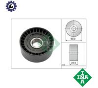 Aux Belt Idler Pulley fits MITSUBISHI Guide Deflection INA M883834 Quality New