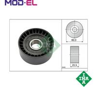 DEFLECTIONGUIDE PULLEY VRIBBED BELT 532 0243 10 FOR RENAULT LOGAN CLIO/II/Van