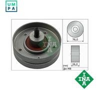 INA Deflection/Guide Pulley 532 0252 30 - V-ribbed Belt for FORD