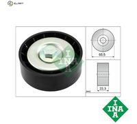 INA Deflection/Guide Pulley 532 0295 10 V-ribbed Belt for FIAT, Lancia