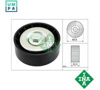 INA Deflection/Guide Pulley 532 0295 10 V-ribbed Belt for FIAT, Lancia