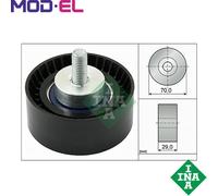 DEFLECTIONGUIDE PULLEY VRIBBED BELT 532 0298 10 FOR IVECO DAILY/III/VI/Van/Bus