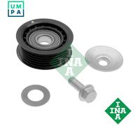 Aux Belt Idler Pulley fits SAAB 9-5 YS3E 2.3 97 to 09 Guide Deflection INA New
