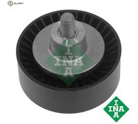 Aux Belt Idler Pulley fits BMW 530 E60 3.0 01 to 05 Guide Deflection INA Quality