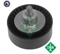 Aux Belt Idler Pulley fits BMW 530 E60 3.0 01 to 05 Guide Deflection INA Quality