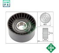 INA ABDS Deflection Pulley - 532036420