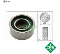 V-belt pulley 532 0367 20 INA for RENAULT OPEL