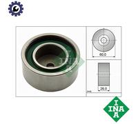 Aux Belt Idler Pulley 532036720 INA Guide Deflection 4500955 9161255 7701044676