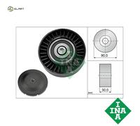 DEFLECTIONGUIDE PULLEY VRIBBED BELT 532 0514 10 FOR BMW N54B30A N55B30A 3.0L