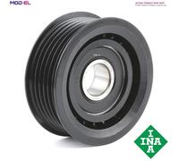 INA Deflection/Guide Pulley 532 0528 10 V-ribbed belt fits Citroen Jaguar Peugeot Mitsubishi