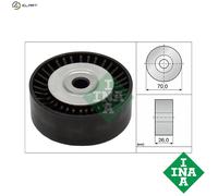 V-belt pulley 532 0533 10 INA for PEUGEOT CITROËN OPEL