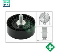 DEFLECTIONGUIDE PULLEY VRIBBED BELT 532 0545 10 FOR FORD FOCUS/Van/Turnier 1.8L