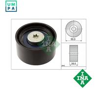 V-belt pulley 532 0556 10 INA for BMW X5 X6 3 Touring 7 3 X3 5 Gran Turismo 1 5
