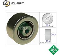DEFLECTIONGUIDE PULLEY VRIBBED BELT 532 0561 10 FOR PEUGEOT 206/Hatchback/SW