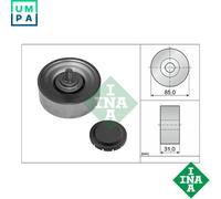 DEFLECTIONGUIDE PULLEY VRIBBED BELT 532 0569 10 FOR BMW 7/E65/E66 M57D30 3.0L