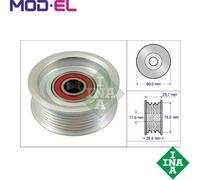 DEFLECTIONGUIDE PULLEY VRIBBED BELT 532 0587 10 FOR HONDA ACCORD/VIII/Tourer