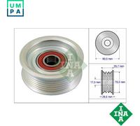 DEFLECTIONGUIDE PULLEY VRIBBED BELT 532 0587 10 FOR HONDA ACCORD/VIII/Tourer