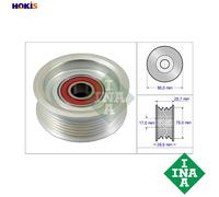Ina Deflection/Guide Pulley 532 0587 10 V-ribbed Belt for Honda Civic VII Hatchback Integra Coupe