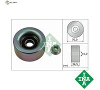 INA 532 0590 10 Deflection / Guide Pulley, v-ribbed belt