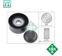 INA V-belt Pulley 532 0610 10 - Guide/Deflection for Lexus Toyota (V-ribbed belt)