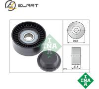 DEFLECTIONGUIDE PULLEY VRIBBED BELT 532 0610 10 FOR TOYOTA VERSO/VAN RAV/4/IV