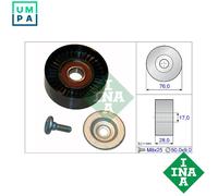 Aux Belt Idler Pulley fits MERCEDES C160 CL203 1.8 02 to 08 M271.921 Guide INA