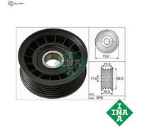 DEFLECTIONGUIDE PULLEY VRIBBED BELT 532 0649 10 FOR FORD AUSTRALIA VOLVO 1.0L