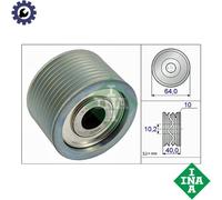 DEFLECTIONGUIDE PULLEY VRIBBED BELT 532 0662 10 FOR VOLVO FH/II/III FMX 12.8L K