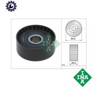 INA Aux Belt Idler Pulley Guide Deflection - fits OPEL ASTRA J 1.7D 09-20 - New