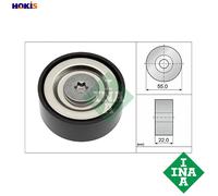 INA 532 0720 10 Deflection / Guide Pulley, v-ribbed belt