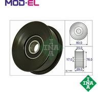 DEFLECTIONGUIDE PULLEY VRIBBED BELT 532 0730 10 FOR LAND ROVER DEFENDER/Pick