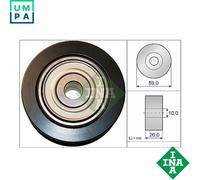 DEFLECTIONGUIDE PULLEY VRIBBED BELT 532 0737 10 FOR MITSUBISHI OUTLANDER/III