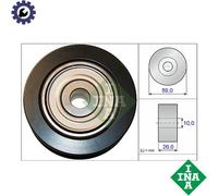 DEFLECTIONGUIDE PULLEY VRIBBED BELT 532 0737 10 FOR MITSUBISHI OUTLANDER/III