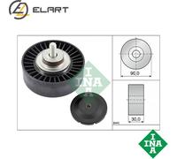 DEFLECTIONGUIDE PULLEY VRIBBED BELT 532 0752 10 FOR BMW N55B30A N54B30A 3.0L