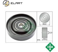 INA 532 0785 10 Deflection / Guide Pulley, v-ribbed belt