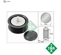 INA 532 0800 10 Deflection / guide pulley, V-ribbed belt