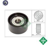 DEFLECTIONGUIDE PULLEY VRIBBED BELT 532 0853 10 FOR AUDI A7/Sportback/S7 A6/C7