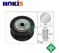 INA 532 0860 10 Deflection / Guide Pulley, v-ribbed belt