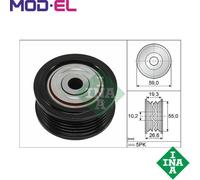 DEFLECTIONGUIDE PULLEY VRIBBED BELT 532 0860 10 FOR MITSUBISHI L200/TRITON 2.4L
