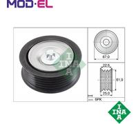DEFLECTIONGUIDE PULLEY VRIBBED BELT 532 0866 10 FOR MERCEDES-BENZ E-CLASS SLK
