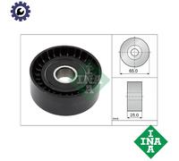 DEFLECTIONGUIDE PULLEY VRIBBED BELT 532 0892 10 FOR ALFA ROMEO STELVIOGIULIA