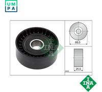 INA 532 0892 10 Deflection/Guide Pulley, V-ribbed belt for ,ALFA ROMEO,CHRYSLER,